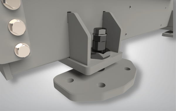 Easy installation thanks to levelling feet Easy installation thanks to levelling feet