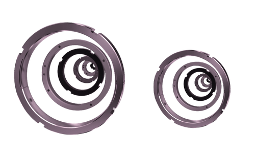Adjusting nuts and threaded rings